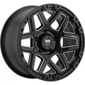 Mamba M23 18x9 5x127 ET12 Gloss Black w/ Machined Ball Cut
