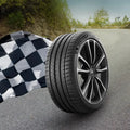 Michelin Tires auto part close-up
