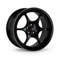 Enkei PF06 18x7.5in 5x112 BP 48mm Offset 75mm Bore Black Machined Wheel
