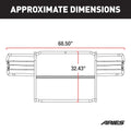 0617 TOYOTA RAV4 ONE PIECE BLACK GRILL/BRUSH GUARD