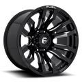 ~(37 lbs. 20X20X12)~ BLITZ 17x9 8x170.00 GLOSS BLACK MILLED (1 mm)