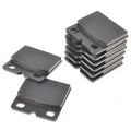 R1 Concepts Black Slotted Rotors with 5000 Oep Brake Pads Hdw Fits Chevrolet C20
