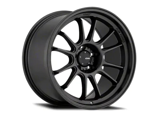 Konig Hypergram 18x12 5X120 ET20 Matte Black Wheel