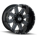 The Wheel Group black auto part
