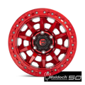 D113 17X9 5X5.0 GL-RED -38MM