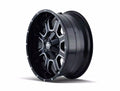 MAYHEM FIERCE 8103 GLOSS BLACK MILLED 17X9 8-165.1 18MM 130.8MM