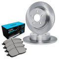 R1 12-19 Fiat 500 Front & Rear Brake Rotor Set w/Ceramic Pads and Hardware