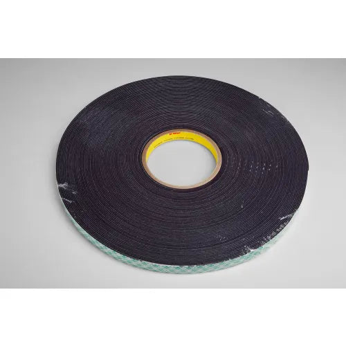 DBL COAT URETHANE FOAM TAPE BLACK 1IN X 36YD