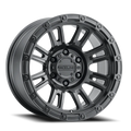 Aluminum Wheels 17x9 Compass 956B Satin Black -12 Offset 8 on 170 Bolt Pattern 125.2 Bore Raceline