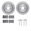 R1 Concepts E- Line Series Brake Rotor with Ceramic Brake Pads Hdw Fits Jeep Grand