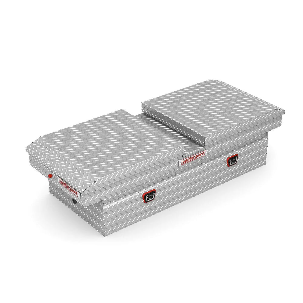 ALUMINUM FULL EXTRA WIDE GULL WING BOX 15.3 CU FT CLEAR FINISH