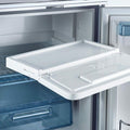 REFRIGERATOR. COLOR:STAINLESS STEEL DOOR. NET WEIGHT:48.51LBS