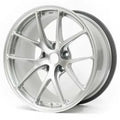 BBS RI-A 18x9.5 5x114.3 ET35 Diamond Silver Wheel -82mm PFS/Clip Required