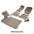 Armorlite 20-23 Jeep Wrangler 4XE full vehicle kit (front and rear flooring cargo mat wheelhouse covers (l/r) WITH subwoofer desert khaki
