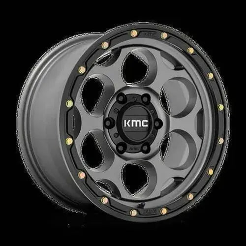 DIRTY HARRY 17x8.5 6x139.70 SATIN GRAY W/ BLACK LIP (0 mm)