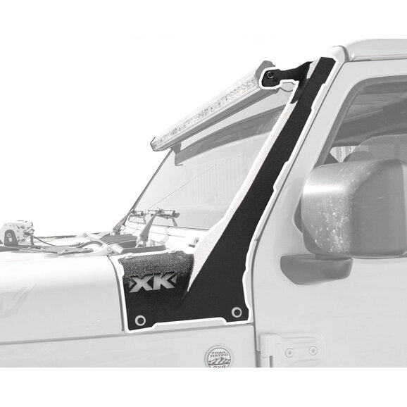 XK Glow Jeep JL JT A-pillar Light Bar Bracket Kit 50-52In