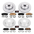 Power Stop 11-17 Nissan Juke Front & Rear Z17 Evolution Geomet Coated Brake Kit
