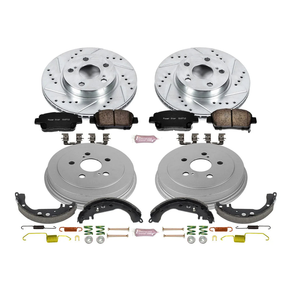 Power Stop 04-08 Toyota Prius Front & Rear Z23 Evolution Sport Brake Kit