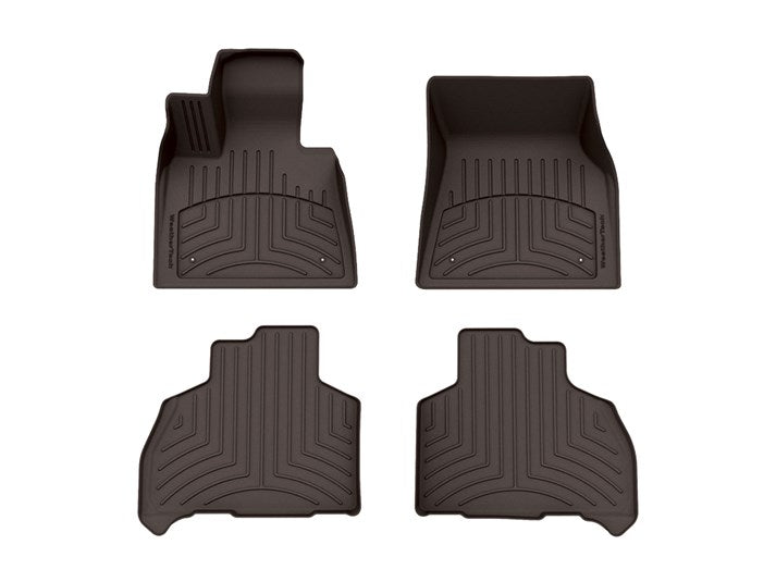 WeatherTech Cocoa Front Rear FloorLiner HP Fits -23-26 BMW 471507-1-5IM