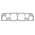 AutoMeter Mounting Sol. 64-66 Chevy Truck Billet Panel/Gauge Kit - 3-3/8in. (x2) & 2-1/16in. (x4)