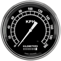 TRADITIONAL 5IN SPEEDO 200 KPH