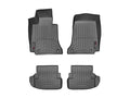 WeatherTech Black Front and Rear Floorliners Fits -21-23 Mercedes-Benz 44676-1-3