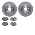 R1 Concepts Brake Rotor- Blank with Optimum Oe Pads Fits Mini Cooper
