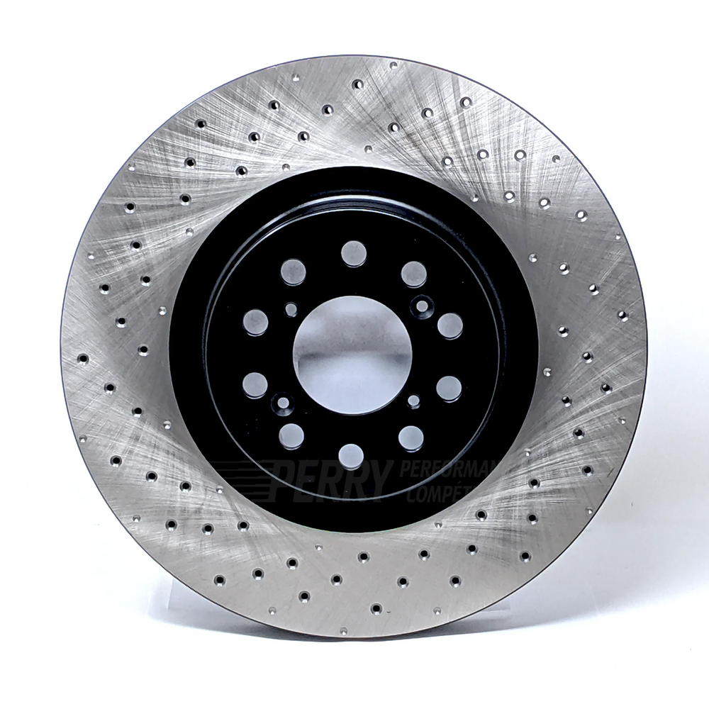 Centric 2018 STI Front SportStop Drilled Premium Rotor
