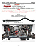 Rancho 07-17 Jeep Wrangler Front Adjustable Track Bar