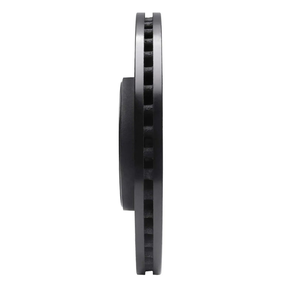 R1 05-09 Ford Freestyle Front Right Drilled & Slotted Black Brake Rotor