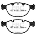 EBC 02-04 BMW X5 4.6 Yellowstuff Front Brake Pads