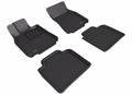 3D Maxpider 13-17 Lexus Ls460L Kagu Floor Mat- Black R1 R2