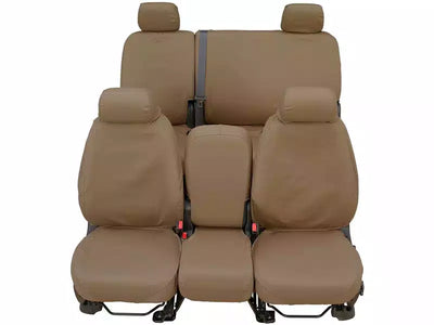 CUSTOM SEAT SAVER SECOND ROW POLYCOTTON TAUPE