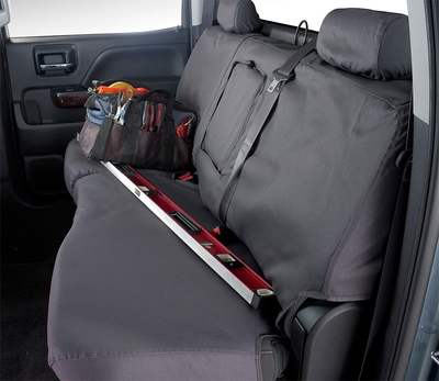 CUSTOM SEAT SAVER SECOND ROW POLYCOTTON GREY