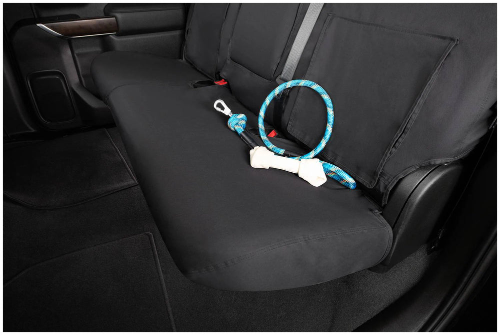 1221 FRONTIER POLYCOTTON SEATSAVER CUSTOM SECOND ROW SEAT COVERS CHARCOAL