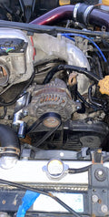 IAG Alternator Relocation Kit For Reverse Intake Manifold Power Steering - 02-14 WRX 04-19 STI FXT LGT EJ20 EJ25