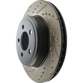 StopTech 05-09 Chrysler 300 (5.7L V8 exc SRT-8) Rear Right Slotted & Drilled Rotor