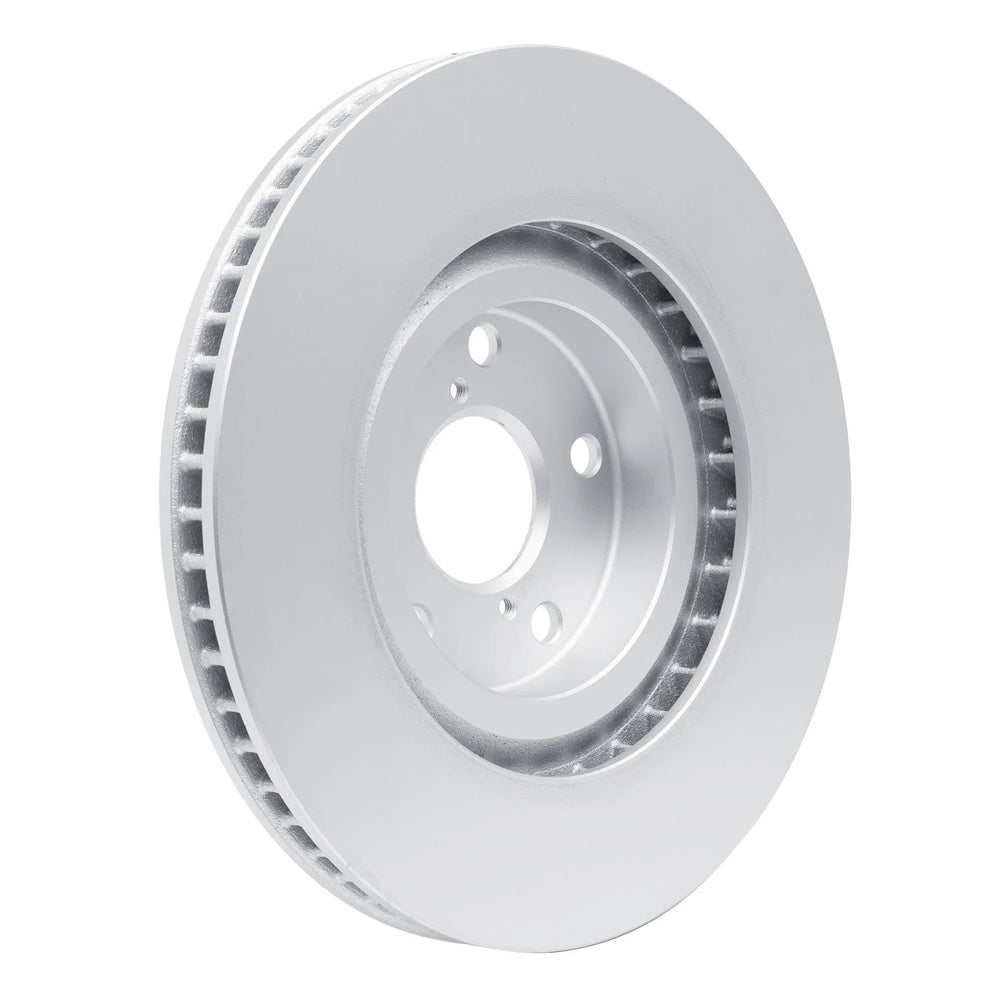 R1 93-98 Toyota Supra Right Front Drilled & Slotted Black Brake Rotor
