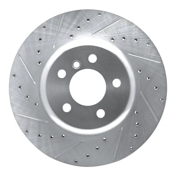 R1 13-21 BMW 230i Rear Left Slotted Black Brake Rotor
