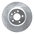 R1 13-21 BMW 230i Rear Left Slotted Black Brake Rotor