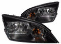 ANZO 2005-2007 Ford Focus Crystal Headlights Black