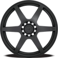 CS6 17X7 4X100.00/4X114.30 SATIN BL
