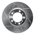 DFC 99-23 Porsche 911 Left Rear Drilled & Slotted Silver Brake Rotor