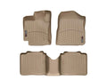 WeatherTech 09-11 Toyota Venza Front and Rear Floorliners - Tan