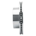 R1 03-08 Dodge Ram 2500 Front Left Drilled & Slotted Silver Brake Rotor
