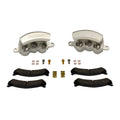 Stainless Steel Brakes auto part close-up