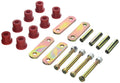 Prothane 64-73 Ford Mustang Rear HD Shackle Kit - Red
