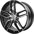 PR160 17X8.5 5X120.65 BLACK (54 MM)