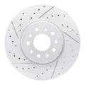 R1 16-21 Buick Lacrosse Front Left Drilled & Slotted Geo-Carbon Rotor