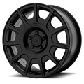 MR139 17X7.5 5X114.30 STN BLK 40MM